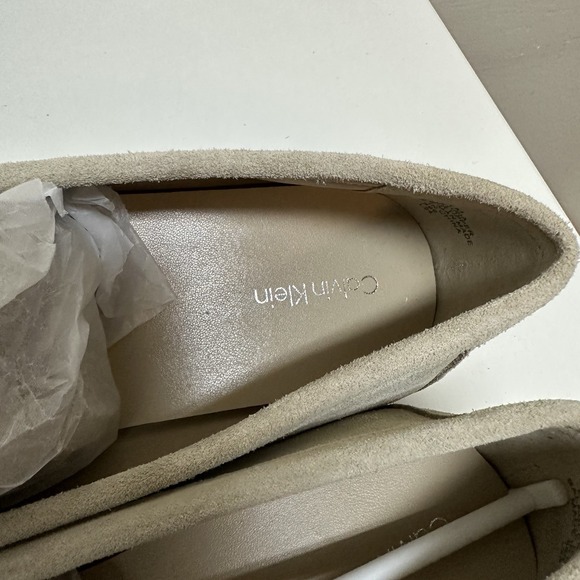 Calvin Klein Koria Bow Soft Leather Slip-On Loafers Women's Size 11 NEW - Picture 7 of 9